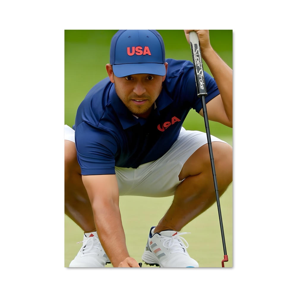 Poster Xander schauffele – affiche Golf